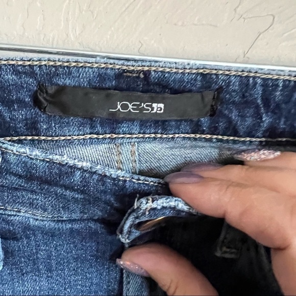 Joes Keagan Distressed Cropped Skinny Denim Jeans - Picture 6 of 8